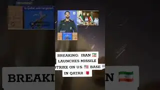 NewsIn: Iran attacked U.S. military bases in Qatar #breakingnew #israeliranconflict #usattackoniran