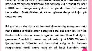 BP Holdings Madrid Financial Reviews - Wal-Mart freaking ut om &oslash;konomien