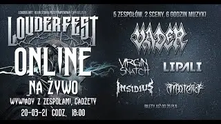 Louder Fest - metal music festival ONLINE 20 march! START: 18:00