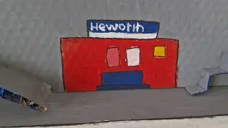 Creating Heworth train station with cardboard🎨🚂🚉