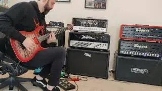 Bogner Ecstasy 101b Blue Channel versatility demo (Clean-Rock-Metal)