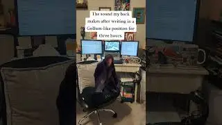 #author #authortube #bookish #authorscommunity #writerscommunity #posture #homealone #funny