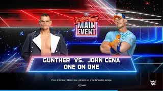 WWE 2K25 Gunther Vs John Cena Singles match