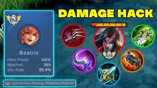 USE THIS BUILD FOR BEATRIX BROKEN DAMAGE!! TOP 1 GLOBAL BEATRIX BEST BUILD 2023 - Mobile Legends