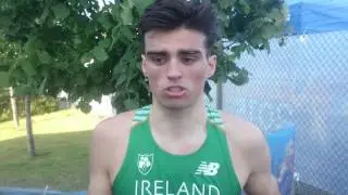 Andrew Coscoran 9th in European Junior1500m final