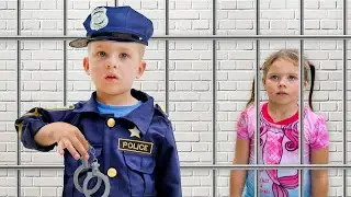 Little Police Officer Learns Safety Rules for kids | Pretend Play Stories