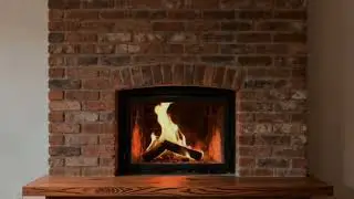 *8 HOURS* Rustic Hearth & Embers 🕯️ High Contrast Brick Fireplace | 4K Ambience Archives