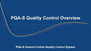 Komori PQA-S Inline Quality Control System Overview