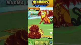 GOLDONYX vs EMBARYX Dynamons Battle In Dynamons World 😱😱
