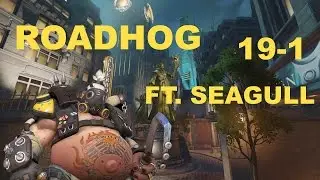 Overwatch - Roadhog - [19-1 K:D] - Feat. Seagull - Great Communication