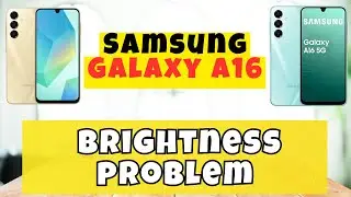 Brightness problem and brightness auto increase and decrease problem solution Samsung A16 (new)