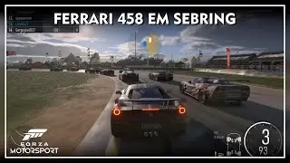 Ferrari 458 em Sebring  | Forza Motorsport 2023 | Ep. 3 | PC Gameplay 1080p 60fps [005]