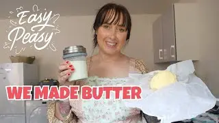 How to make Butter #buttermaking #easyrecipe
