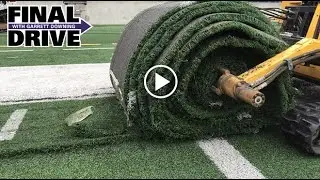 Final Drive: M&T Bank Stadium Turf Removal Begins