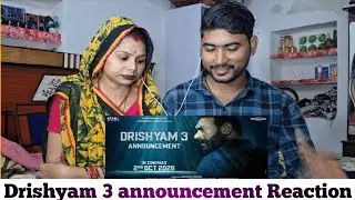 INDIAN COUPLE REACTION | Drishyam 3 Announcement | Ajay Devgn,Tabu | Director  Abhishek Pathak 