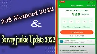 New 20$ method update 2022 | Survey junkie Withrow update | IT Earning