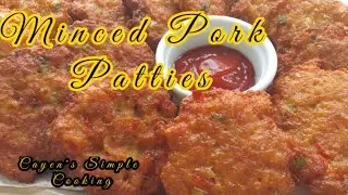 How to make Minced Pork Patties/ Homemade Pork Patties Recipe