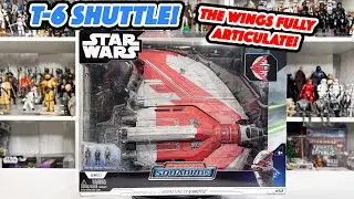 Ahsoka T-6 Shuttle MICRO GALAXY SQUADRON Unboxing and Review