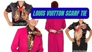 Louis Vuitton Scarf: 4 Styling Ideas I Scarf Style I Louis Vuitton Eşarp: 4 Farklı Bağlama Stili 