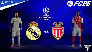 FC 26 - Real Madrid vs AS Monaco - League Phase - Champions League 2025/26 | PS5™ 4K HDR