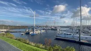 Boatyard at Troon in action