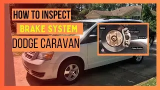 Проверка тормозов Dodge Caravan: руководство для начинающих! #dodgegrandcaravan #проверкатормозны...