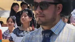 Desfile en la feria de Santa Cruz Barillas 2025.