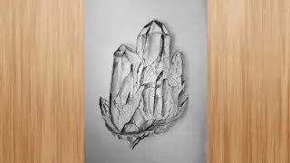 Realistic Crystal Drawing