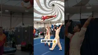 Acrobats Show Absolute Trust and Teamwork! 🤯