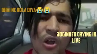 Thara bhai joginder crying in live on YouTube bhai ne emotional kar diya 😭😭