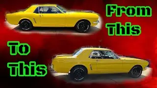 Air Shocks Install to fix a sagging 65 Mustang