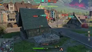 gameplay of the new update on the map: Alpenstadt World of Tanks Blitz Reforged Update