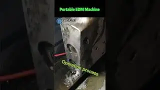 Edmmachine|brokentapremover|EDM Machine process|Remove the drill bit using the EDM|machineoperation