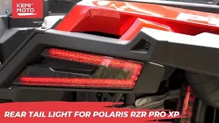 How to install Rear Tail Light for Polaris RZR PRO XP 2020 | Kemimoto