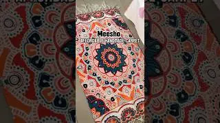 Handmade carpet from Meesho ✨💖#meesho #meeshofinds #homedecor #shorts