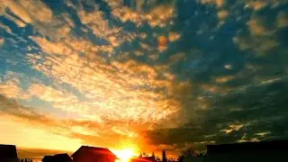 Peaceful Sunset Timelapse &ndash; Free to Use Sky Video Background Ep.7