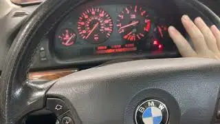 Скрытое меню приборной панели BMW E39, дисплей температуры двигателя.