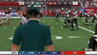 Madden NFL 17: Week 3 Eagles vs Falcons Crazy Ending