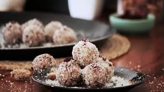 ''5 MINUTE'' Coconut Almond Laddu | Perfect Quarantine Recipe - Quick, Easy & Sweet :)