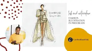 Procreate Digital Watercolor and Ink Fashion Illustration-Giambattista Valli