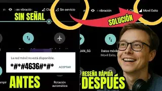 SOLUCI&Oacute;N Tel&eacute;fono android no agarra se&ntilde;al / Sim sin servicio / red no disponible
