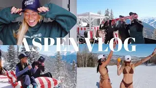 Катание на лыжах в бикини и апре-ски в Аспене 🥂