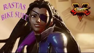 Street Fighter 5 mods  Juri - Rastas Bike Suit
