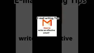 E-mail writing Tips|Tips & Tricks on E-mail writing for business professionals & students| #shorts