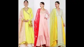LATEST DESIGNER ANARKALI DRESS DESIGN 2019-2020/SIMPLE ANARKALI DRESS DESIGN