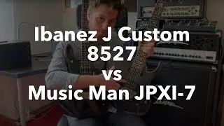 Ibanez J Custom 8527 VS Music Man Petrucci JPXI &ndash; 7 String Guitar Comparison