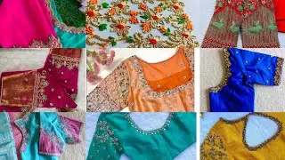 Different color blouse designs ✨️ 😍  ll heavy work bridal designs ll