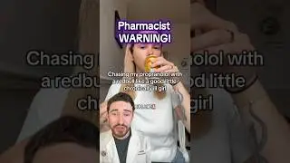 ⚠️ DON&rsquo;T take Redbull with this medication often used for anxiety. Pharmacist Reacts #caffeine