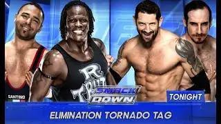 Santino Marella a R-Truth Vs Aiden English a Wade Barrett | WWE 2K16 | 2 Vs 2 Elimination Team Match