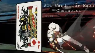 Guilty Gear Strive - Each Character's Card From Johnny's Super